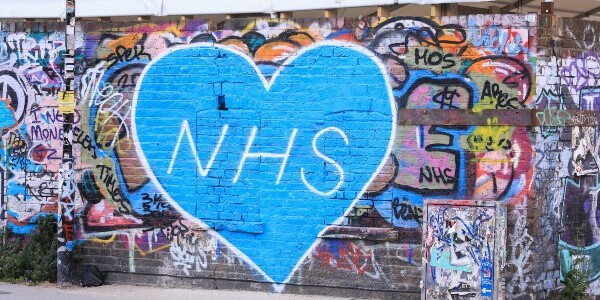 NHS graffiti